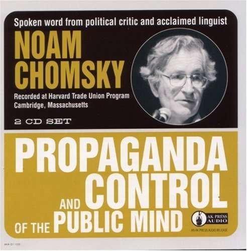 Cover for Noam Chomsky · Propaganda &amp; Control of the Public Mind (CD) (1998)