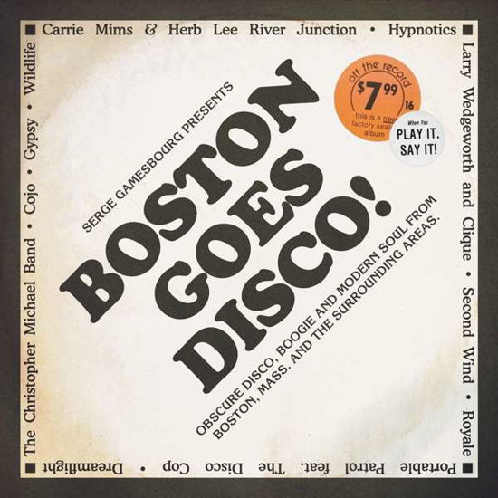 Cover for Various Artists · Boston Goes Disco! (CD) (2018)