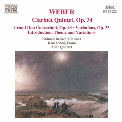 Weber / Clarinet Quintet - Auer Quartet - Muziek - NAXOS - 0730099412223 - 16 juni 1995