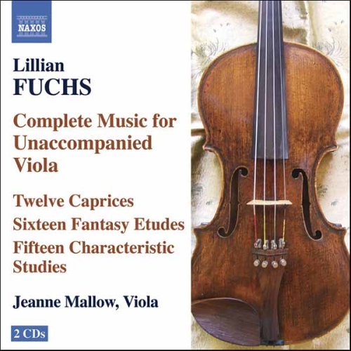 Cover for Fuchs / Mallow · Complete Music for Unaccompanied Viola (CD) (2006)