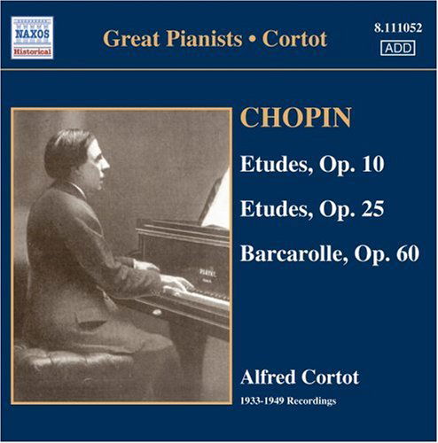 Etudes:Cortot Vol.3 - Frederic Chopin - Música - NAXOS - 0747313305223 - 11 de septiembre de 2006