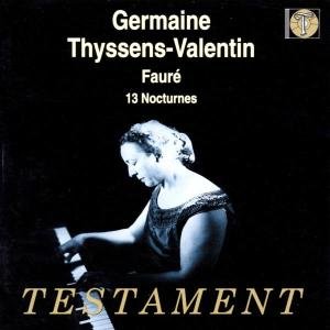 Cover for Thyssens-Valentin Germaine · 13 Nocturnes Testament Klassisk (CD) (2000)
