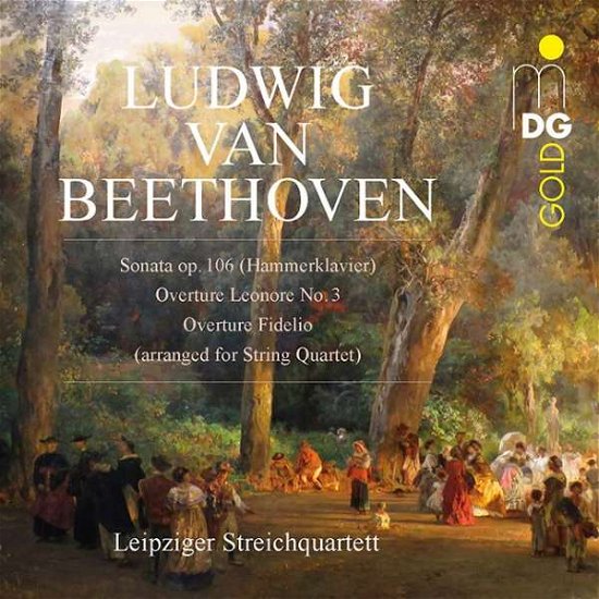 Cover for Leipzig String Quartet · Beethoven: Sonatas &amp; Overtures Arr. String Quartet (CD) (2018)