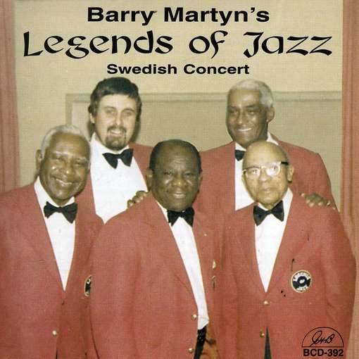 Cover for Barry Legends of Jazz Martyn · Swedish Concert (CD) (2002)