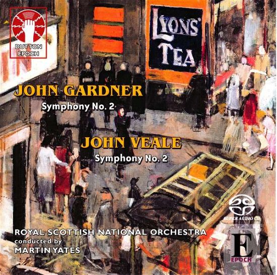 Cover for Yates, Martin / Rsno · John Gardner: Symphony No. 2/John Veale: Symphony No. 2 (CD) (2016)
