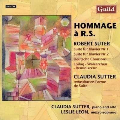 Cover for Suter / Leon · Hommage a R.s (CD) (2012)