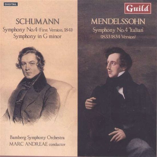 Symphonies No 4 - Schumann & Mendelssohn - Música - GUILD - 0795754741223 - 13 de noviembre de 2015