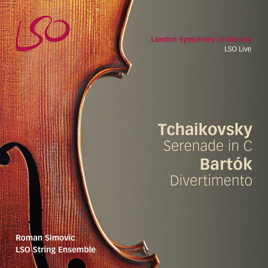 Cover for Bartok · Serenade For Strings / Divertimento For String Orchestra (CD) (2014)