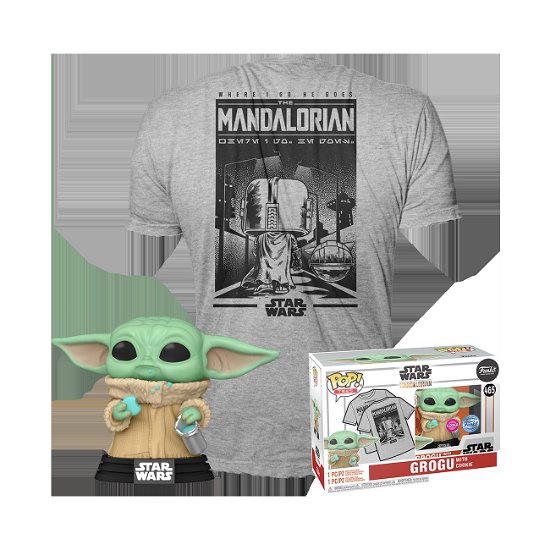 Star Wars The Mandalorian POP! & Tee Vinyl Figur & - Star Wars - Merchandise - Funko - 0889698636223 - 25. marts 2023