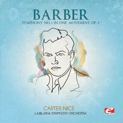 Cover for Barber · Symphony No. 1 in One Movement (CD) (2013)
