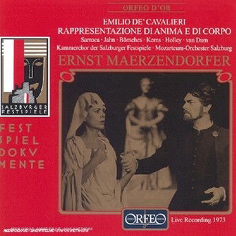 Rappresentazione Di Anima E Di Corpo - Cavalieri,emilio De / Maerzendorfer,ernst - Musik - ORFEO - 4011790517223 - 13 december 1999