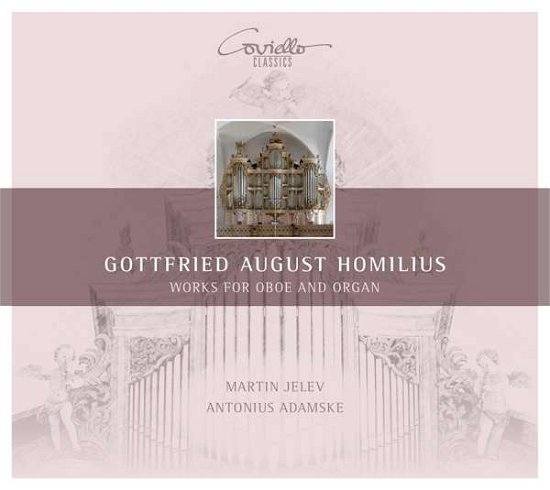 Cover for Martin Jelev / Antonius Adamske · Gottfried August Homilius: Works For Oboe &amp; Organ (CD) (2020)