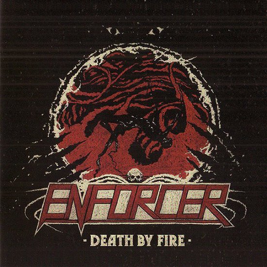 Cover for Enforcer · Death by Fire (Bone) (LP) (2018)