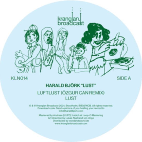 Cover for Harald Bjork · Lust EP (LP) (2022)