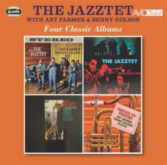 Cover for Jazztet (With Art Farmer &amp; Benny Golson) · Four Classic Albums (Meet The Jazztet / At Birdhouse / Here And Now / Another Git Together) (CD) (2023)