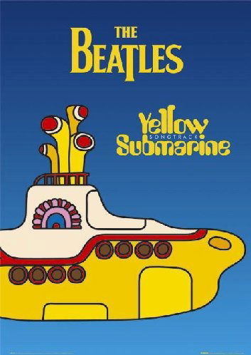 Cover for Großes Poster · THE BEATLES - Poster Yellow Submarine Cover (91. (Leksaker) (2019)