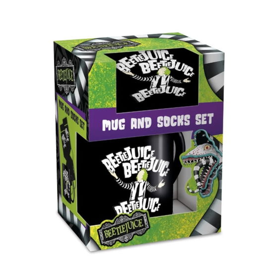 Beetlejuice (Beetlejuice Beetlejuice Beetlejuice) Mug & Sock Set - Beetlejuice - Gadżety - BEETLEJUICE - 5050293869223 - 30 września 2024