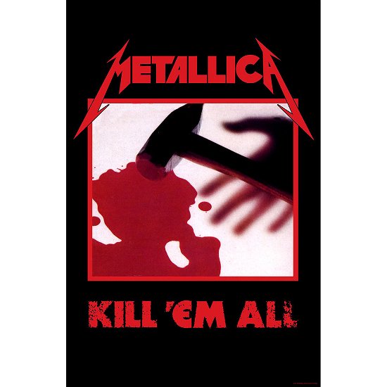 Metallica Textile Poster: Kill 'em all - Metallica - Mercancía -  - 5055339746223 - 