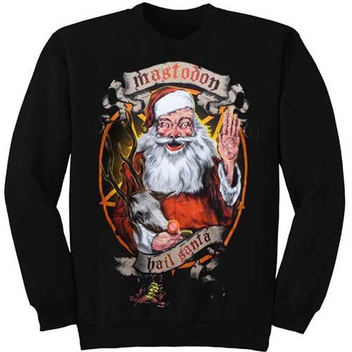 Cover for Mastodon · Mastodon Unisex Sweatshirt: Hail Santa Holiday (XXX-Large) NOT FOR ONLINE SALES (Bekleidung) [Black - Unisex edition]