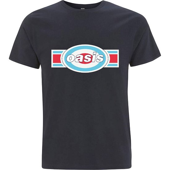 Cover for Oasis · Oasis Unisex T-Shirt: Oblong Target (T-shirt) [size S] [Blue - Unisex edition]
