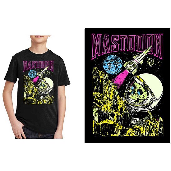 Mastodon Kids T-Shirt: Space Colorization (5-6 Years) - Mastodon - Merchandise -  - 5056368640223 - 