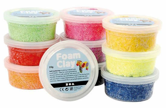 Cover for Foam Clay · Basiskleuren 10x35gr (Leketøy) (2018)