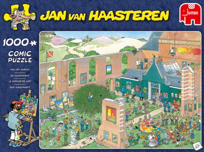 Puzzel Jan Van Haasteren The Art Market - Jumbo - Merchandise - JUMBO - 8710126200223 - August 27, 2020