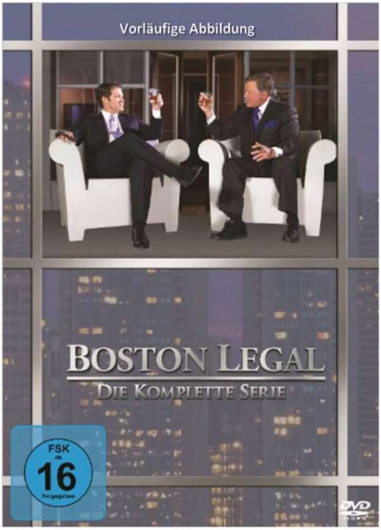 Cover for Boston Legal · Boston Legal - Staffel 1-5 (Komplettbox) (DVD) (2021)