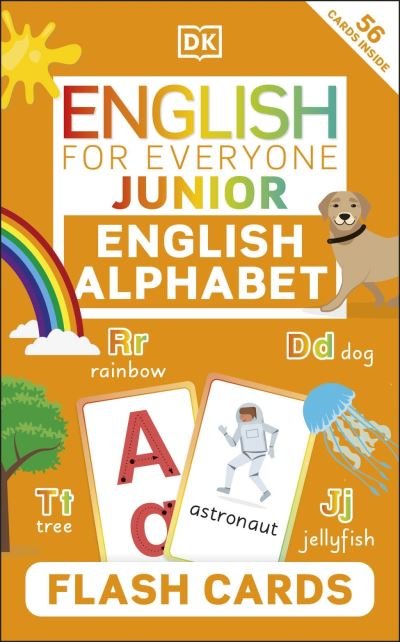 Cover for Dk · English for Everyone Junior English Alphabet Flash Cards - DK English for Everyone Junior (Lernkarteikarten) (2022)