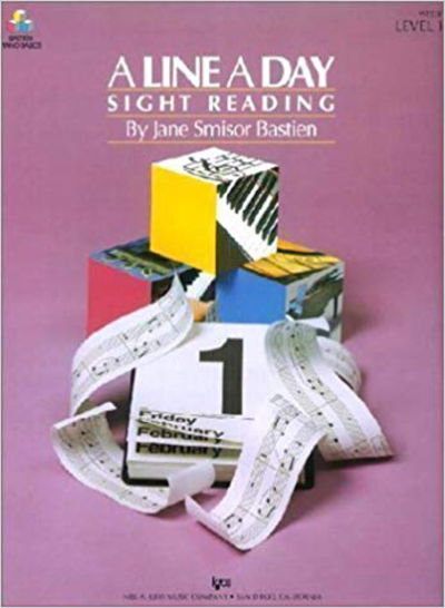 A Line a Day: Sight Reading Level 1 - Bastien Piano Basics - Jane Bastien - Books - Kjos (Neil A.) Music Co ,U.S. - 9780849794223 - January 14, 1991