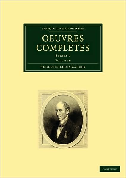 Cover for Augustin-Louis Cauchy · Oeuvres completes: Series 2 - Oeuvres completes 26 Volume Set (Paperback Book) (2009)