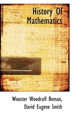 Cover for David Eugene Smith · History of Mathematics (Hardcover Book) (2009)