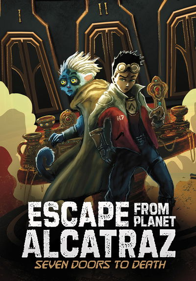 Cover for Dahl, Michael (Author) · Seven Doors to Death - Escape from Planet Alcatraz (Pocketbok) (2020)