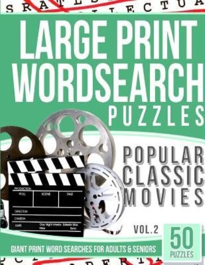 Cover for Word Search Books · Large Print Wordsearches Puzzles Popular Classic Movies v.2 (Paperback Book) (2016)
