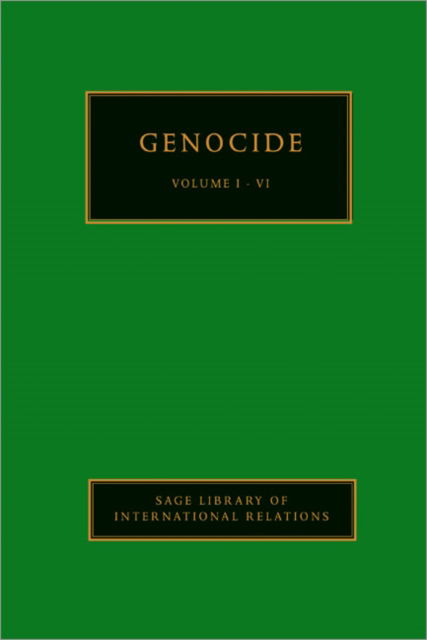 Cover for Adam Jones · Genocide - Sage Library of International Relations (Hardcover Book) [Four-volume Set Ed. edition] (2008)