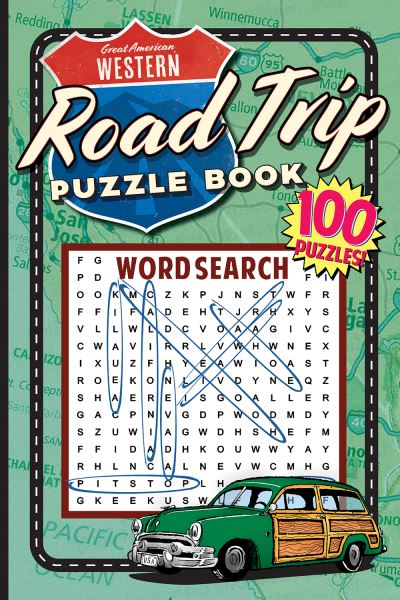 Cover for Applewood Books · Great American Western Road Trip Puzzle Book (Paperback Book) (2020)