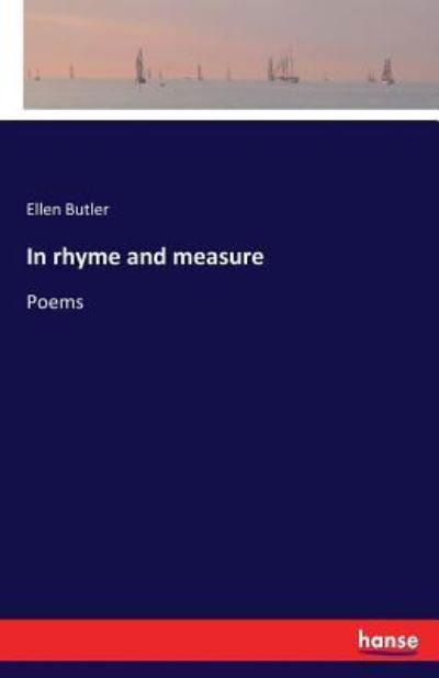 Cover for Ellen Butler · In rhyme and measure (Paperback Book) (2017)