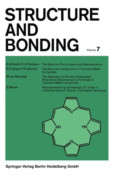 Structure and Bonding - P. Hemmerich - Livros - Springer-Verlag Berlin and Heidelberg Gm - 9783540050223 - 1970