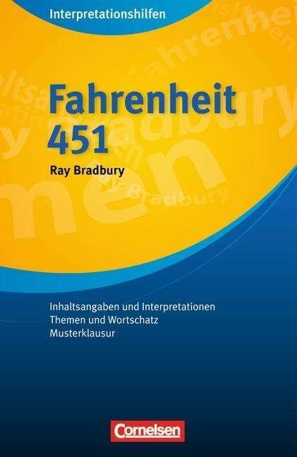 Cover for Ray Bradbury · Ray Bradbury Fahrenheit 451.Interpret. (Bog)