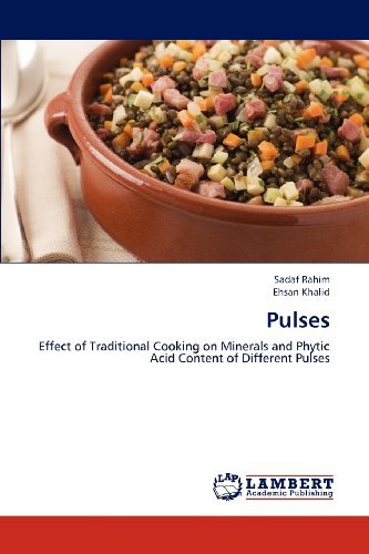 Cover for Ehsan Khalid · Pulses: Effect of Traditional Cooking on Minerals and Phytic Acid Content of Different Pulses (Paperback Bog) (2012)
