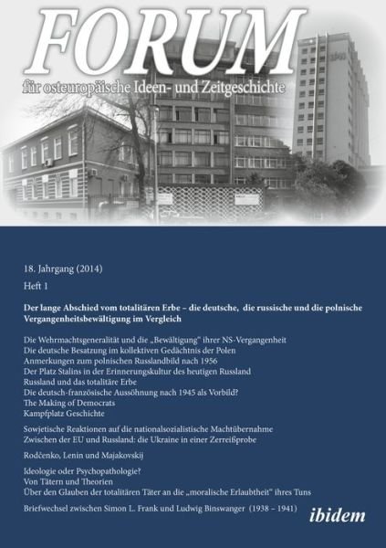 Cover for Leonid Luks · Forum fur osteuropaische Ideen- und Zeitgeschich - Der lange Abschied vom totalitaren Erbe (Paperback Book) [2 Rev edition] (2021)