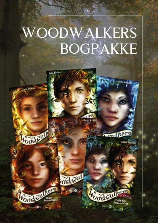 Cover for Katja Brandis · Woodwalkers Bogpakke (Paperback Book) [1. Painos] (2023)