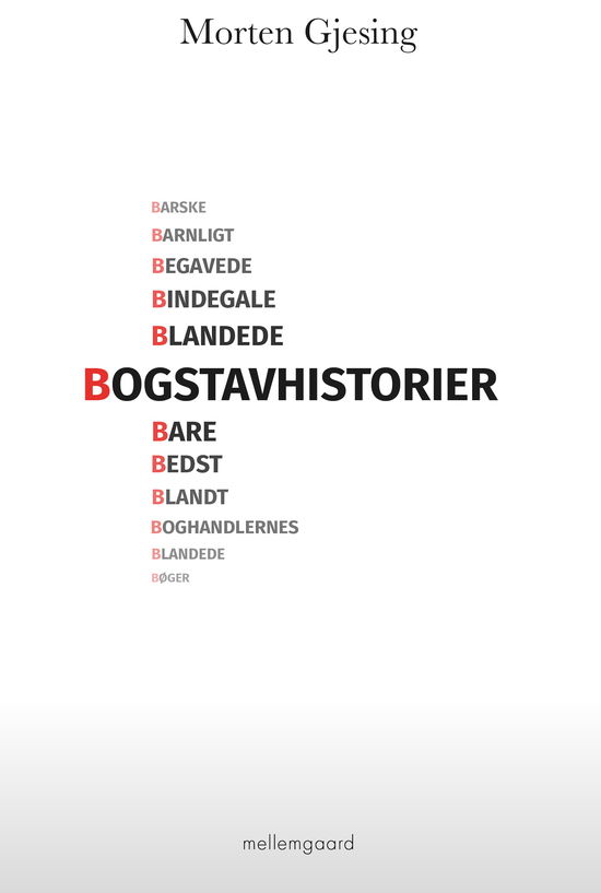 Cover for Morten Gjesing · Bogstavhistorier (Sewn Spine Book) [1st edition] (2023)