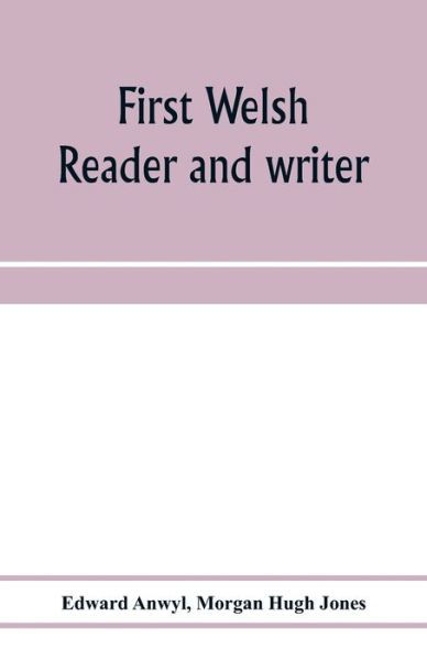 Cover for Edward Anwyl · First Welsh reader and writer (Pocketbok) (2020)