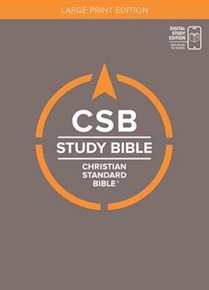 Cover for Csb Bibles by Holman · Csb Study Bible, Large Print, Digital Study Edition, Hardcover (Gebundenes Buch) (2025)