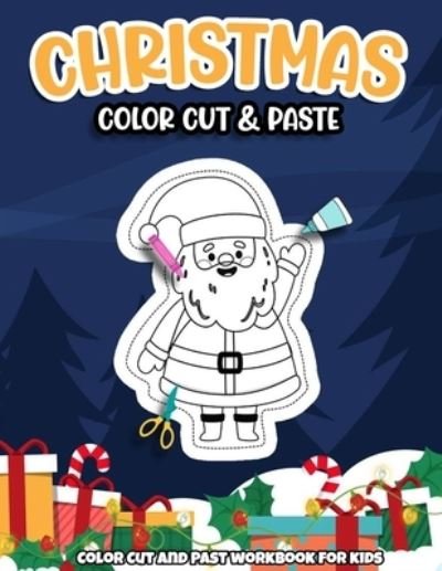 Cover for Lba Skaloxart · Christmas Color Cut and Past workbook for kids (Pocketbok) (2020)