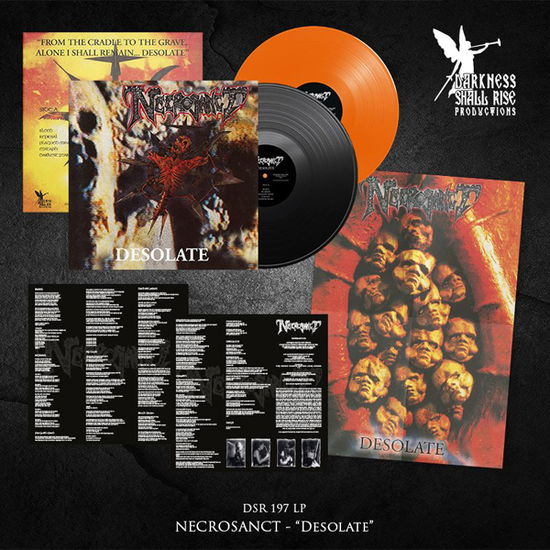 Cover for Necrosanct · Desolate (Orange Vinyl) (LP) (2023)