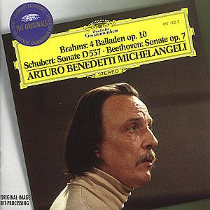 Cover for Michelangeli Arturo Benedetti · Brahms / Schubert / Beethoven (CD) (2001)