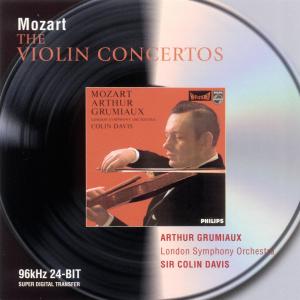 Mozart: Vln Ctos Nos 1 - 5 - Mozart / Grumiaux / London Sym Orch / Davis - Musiikki - PHILIPS - 0028946472224 - maanantai 23. huhtikuuta 2001