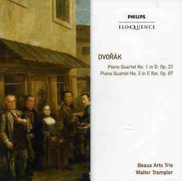 Dvorak Pno Qrts Nos.1 & 2 - Beaux Arts Trio - Music - ELOQUENCE - 0028947066224 - May 26, 2023
